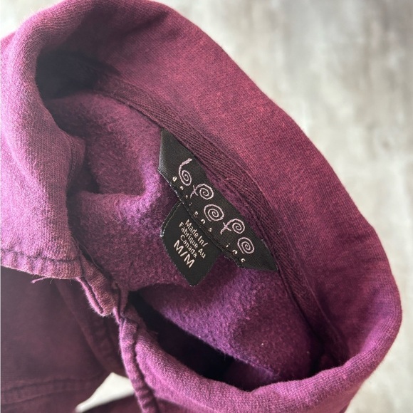 VTG Bfofo Designs Aztec Navajo Button Up Sweater Jacket Women’s Medium Purple - Picture 3 of 4